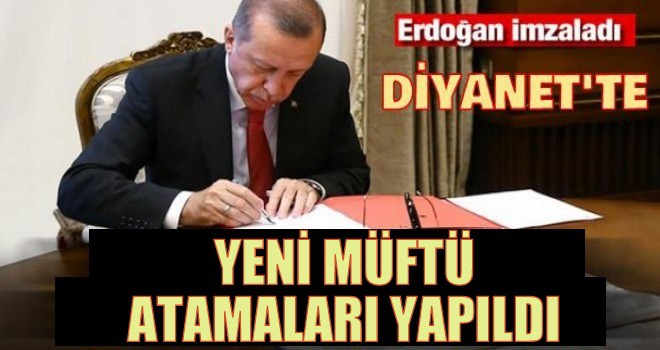 4 ile Yeni Müftü Ataması Yapıldı