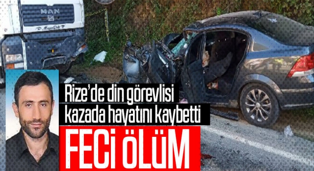 Din görevlisi trafik kazasında vefat etti