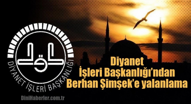 Diyanet 'ten Berhan Şimşek’e yalanlama