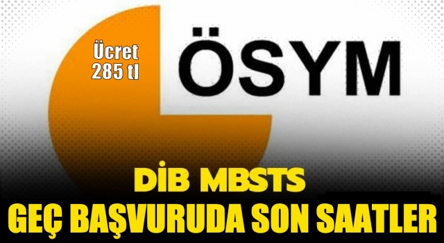 2021 MBSTS başvurularında son gün