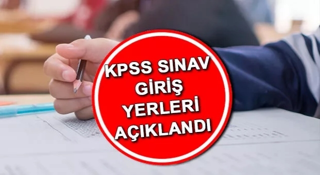 KPSS Sınava Giriş Belgeleri erişime açıldı.