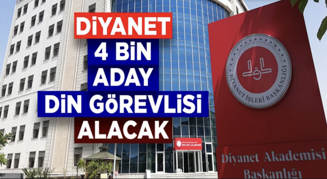 Diyanet 4 bin aday İmam hatipi alacak