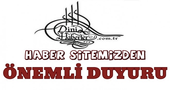 Web Sitemiz'den Önemli Duyuru