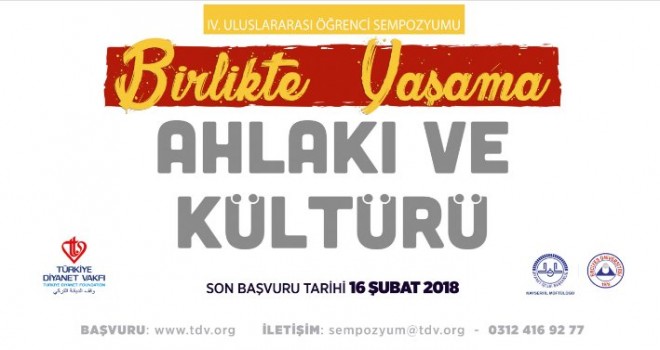 Türkiye Diyanet Vakfı’ndan “Birlikte Yaşama Ahlakı ve Kültürü” sempozyumu