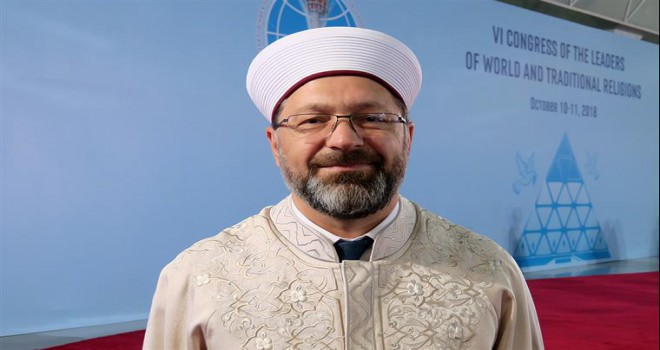 Diyanet İşleri Başkanı Erbaş, Teröre karşı ortak bir tutum var