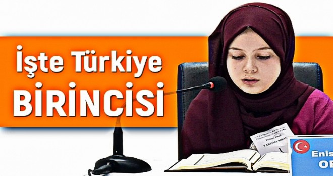 İşte Türkiye Birincisi