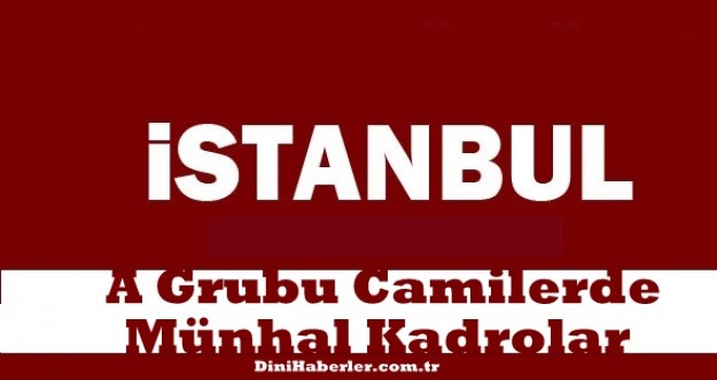 A Grubu Cami Münhal Kadroları