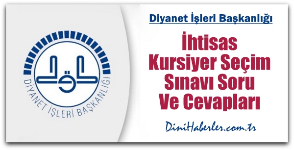 İhtisas Kursiyer Seçim Sınavı Soru Ve Cevapları