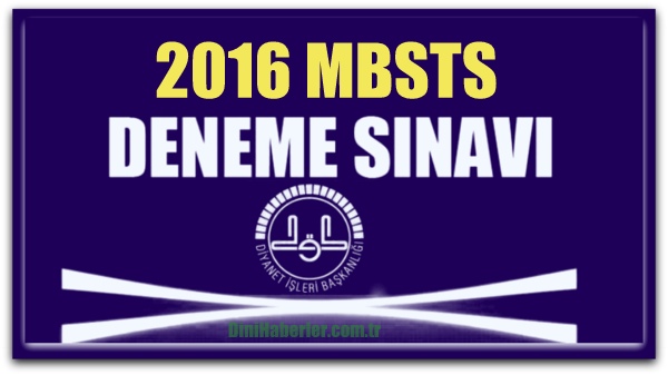 MBSTS Deneme Sınavları