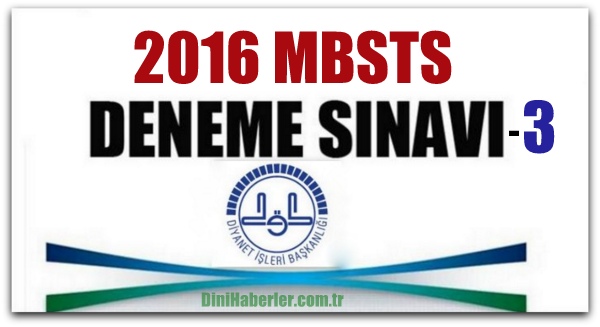 MBSTS Deneme Sınavları 3