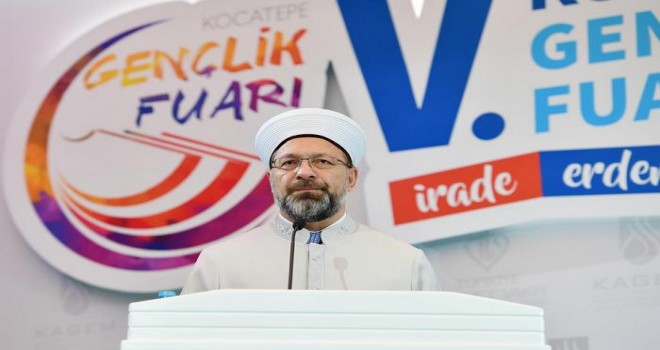 5. Kocatepe Gençlik Fuarı Diyanet İşleri Başkanı Prof. Dr. Ali Erbaş tarafından açıldı