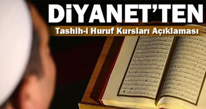 Tashih-i Huruf Kursu Düzenleneceğine Dair Duyuru