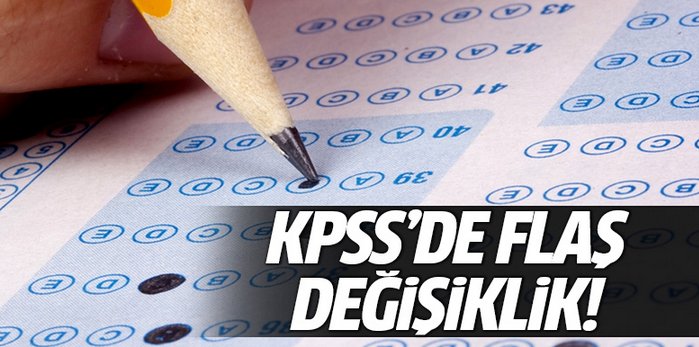 2015/2 KPSS tercih kılavuzunda değişiklik yapıldı