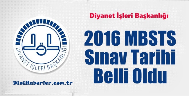 2016 MBSTS tarihi belli oldu