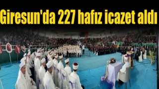 Giresun'da 227 hafız icazet aldı