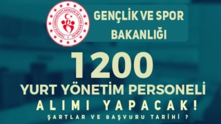 GSB 2022 Yılı 1200 Yurt Yönetim Personeli Alımı İlanı! Şartlar ve Başvurular