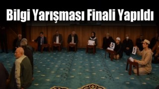 Bilgi yarışması finali yapıldı