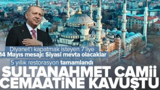 Başkan Erdoğan, Sultanahmet Camii’nin açılışını gerçekleştirdi