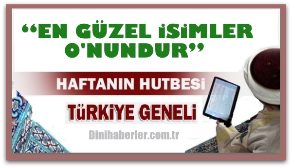 29.01.2016 Tarihli okunacak hutbe.. Turkiye Geneli