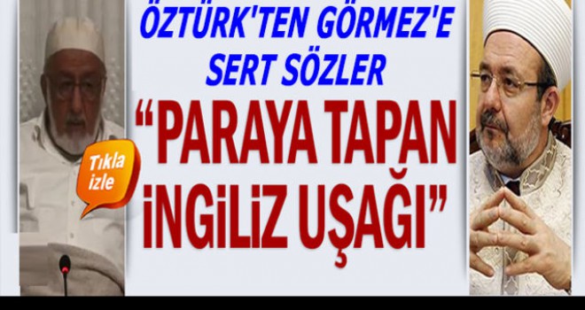 Öztürl'ten Görmez'e çok sert sözler... Diyanet'i Lağvedeceksin...