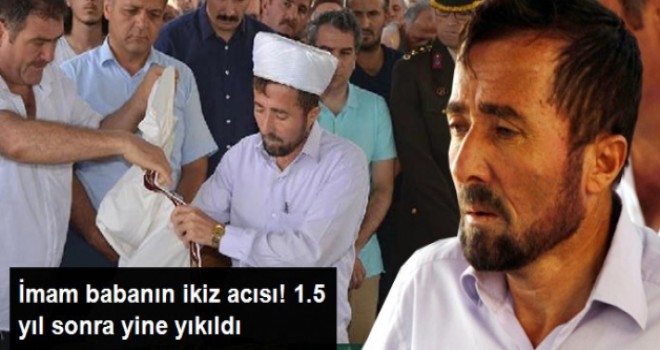 Şehidin cenaze namazını imam babası kıldırdı