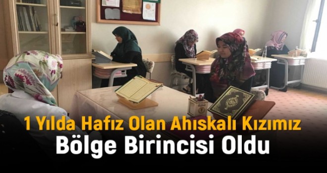 Hafızlığını Kısa Sürede Tamamlayan Ahıskalı Kızımız Birinci Oldu