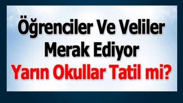 6 Ekim Salı okullar tatil mi?