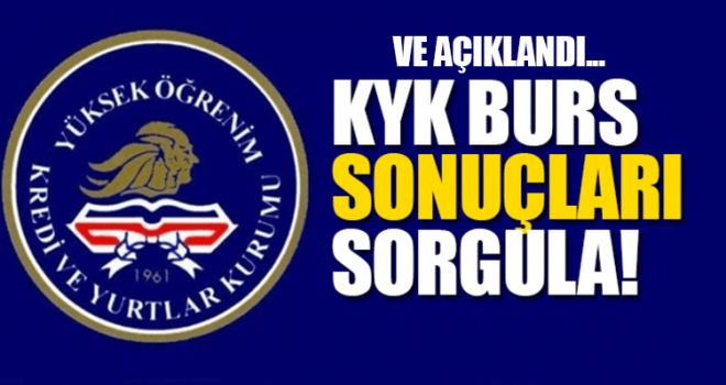 2018 KYK burs ve kredi sonuçları açıklandı