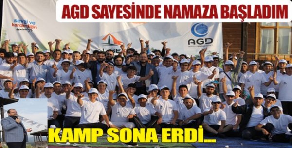 700 kişilik AGD Yaz Kampı Sona Erdi