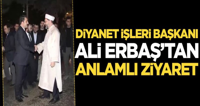 Diyanet İşleri Başkanı Erbaş, Mardin’de, 'Din, diyanet milletimizin çimentosudur'