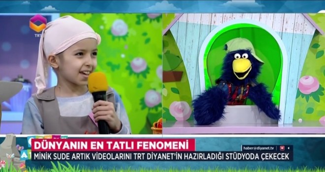 TRT Diyanet'ten Minik Sude'ye destek