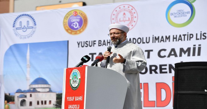 İmam Hatip Lisesi Camii ve Bulancak İlçe Müftülüğü hizmet binası dualarla açıldı