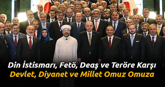 Din İstismarı, Fetö, Deaş ve Teröre Karşı Devlet, Diyanet ve Millet Omuz Omuza