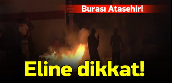 Ataşehir'de PKK yandaşları olay çıkardı