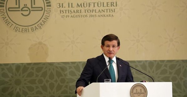 Başbakan Davutoğlu, İl Müftülerine seslendi…