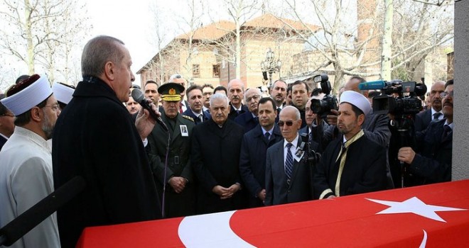 Hasan Celal Güzel, son yolculuğuna uğurlandı