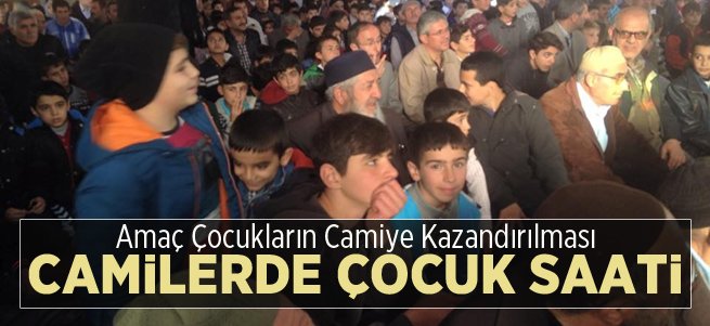 Camilerde Çocuk Saati Projesi