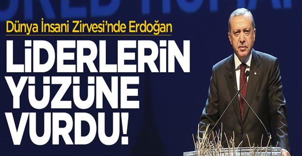 Cumhurbaşkanı Erdoğan yine liderlerin yüzlerine vurdu