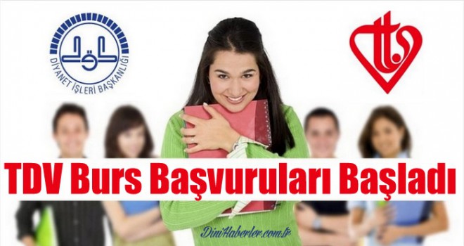 TDV Burs Başvuruları Başladı