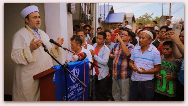 Diyanet’in yaptırdığı Filipinler Tacloban Camii ve İslam Merkezi açıldı…