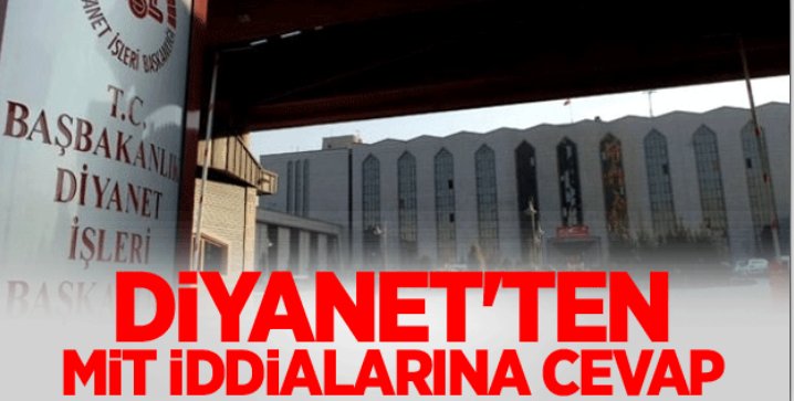 Diyanet\'ten MİT iddialarına cevap