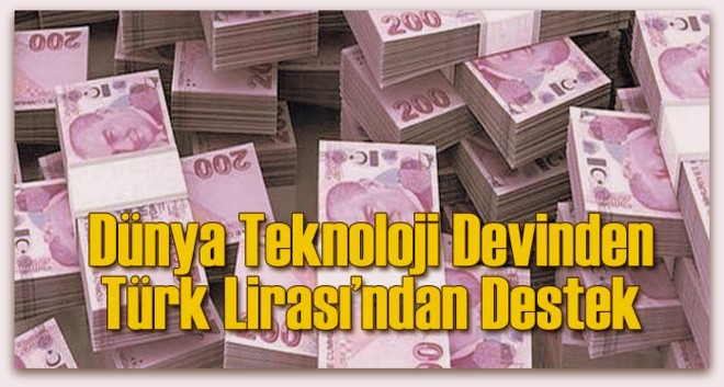 Dünya devi Toshiba\'dan TL’ye destek