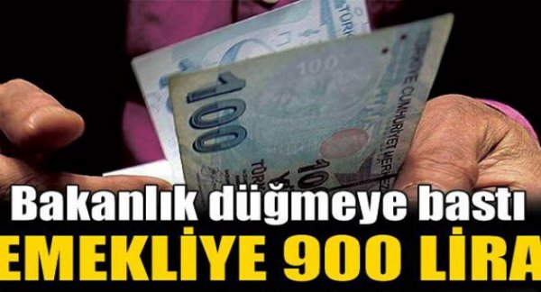 Emekliye 900 lira ek gelir