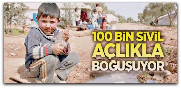 Felluce\'de 100 bin sivil açlıkla boğuşuyor