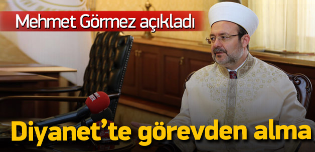 Fetva sonrası Diyanet\'te görevden alma