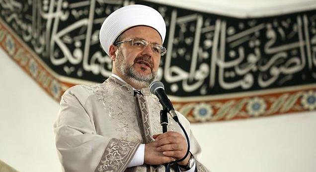 Görmez, Hacı Bayram Camiinde hutbe irat etti…