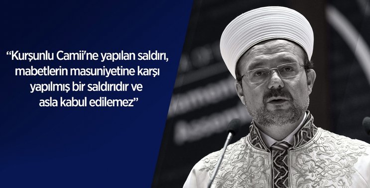 Görmez’den Camiye Yapılan Saldırıya Kınama