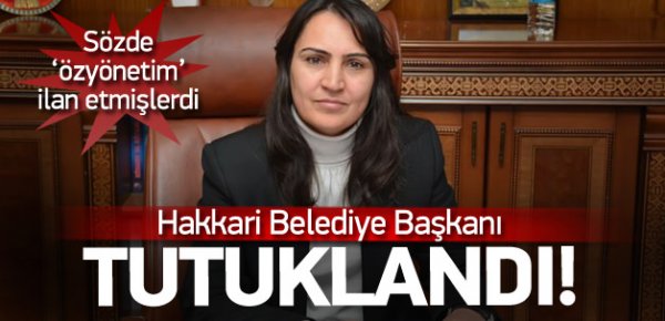 Hakkari Belediye Başkanı tutuklandı