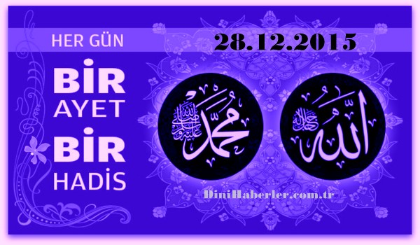 Her Gün Bir Ayet Bir Hadis