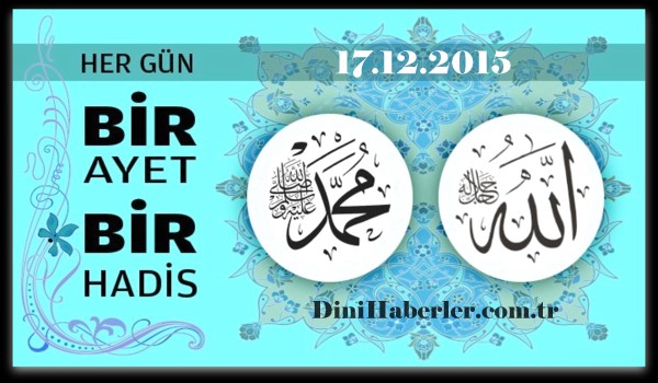 Her Gün Bir Ayet Bir Hadis